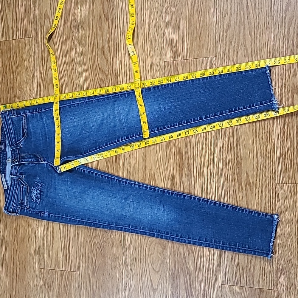 ADRIANO GOLDSCHMIED 26x27 DISTROYED LEGGING EXTREME SKINNY PREOWNED GIRLS JEANS